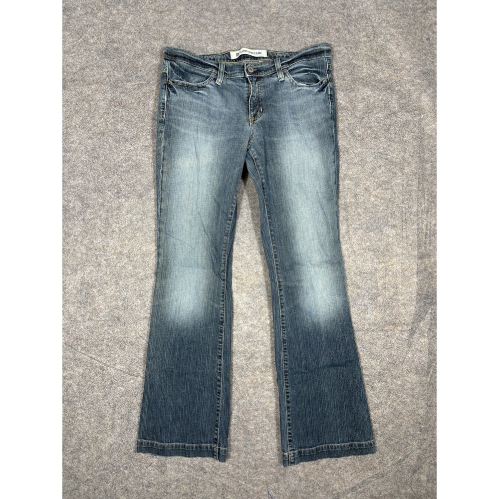 Vintage Gap Long and Lean Jeans Womens Size 8L Blue Medium Tint Cotton‎ Stretch